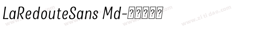 LaRedouteSans Md字体转换